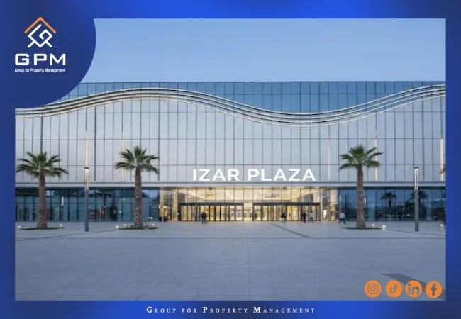 مساحات الوحدات  فى ايزار بلازا الشيخ زايد